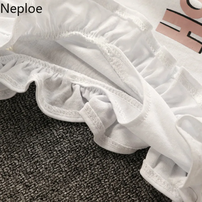 Neploe/женские комплекты из двух предметов Лето 2019 с буквенным принтом круглым