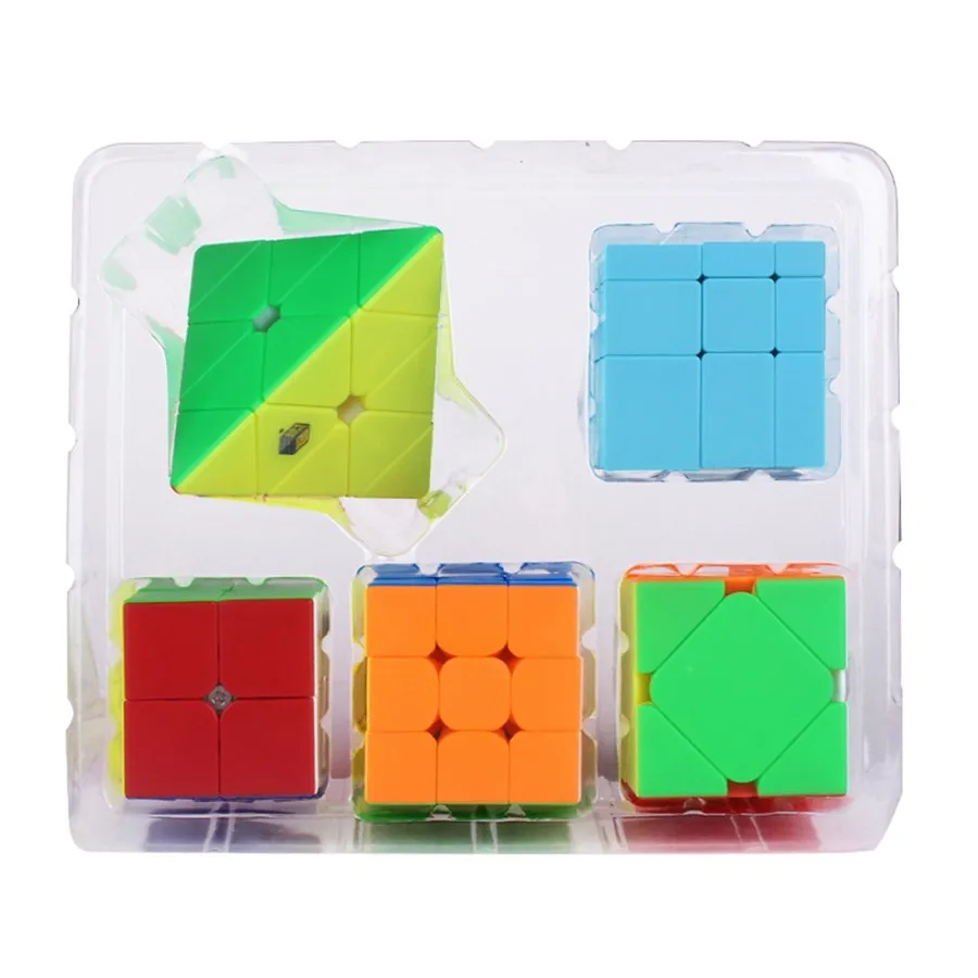 5 в 1 шт. подарочный набор 2x2x2 3x3x3 Пирамида тетрагранник зеркало Skew скорость
