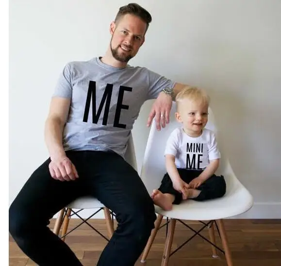 Маленькая милая футболка с надписью I dads в европейском и американском стиле для