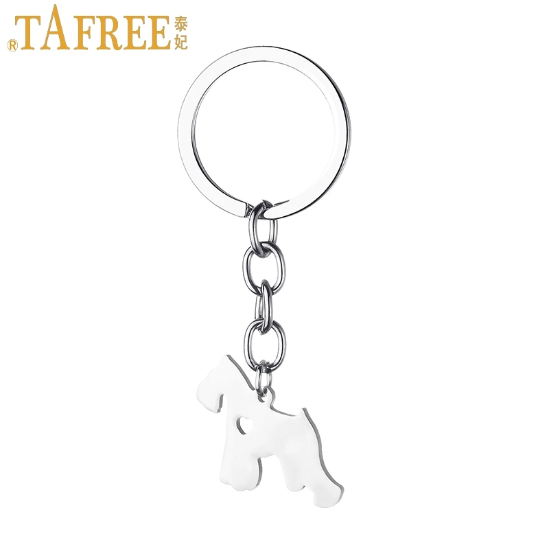 TAFREE dog lover UK West Highland Terrier брелок из нержавеющей стали с подвеской в виде животного для мужчин и женщин, брелок для автомобиля, ювелирное изделие SKU13