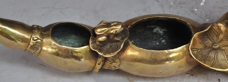 Рождество отмечен Китай латунь животное мандарин утка Yuanyang птица лягушка Лотос