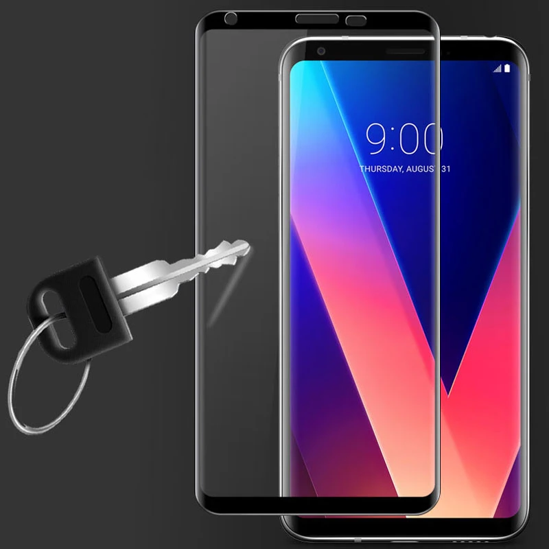 9D Защита экрана для LG G5 G7 G8 полное покрытие Закаленное стекло Защитная пленка для LG V30 V40 V50