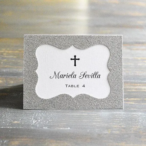 Блеск золотой Серебряный номера свадебных столов карточка места эскортная