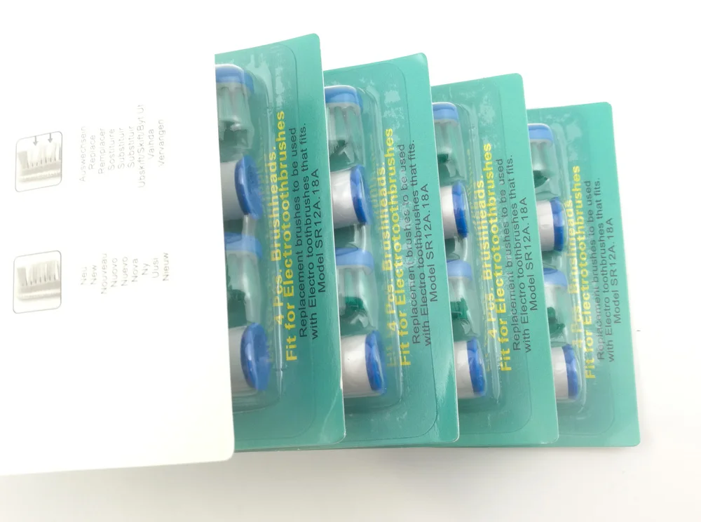 Насадки для электрической зубной щетки SR12A. 18A Oral Heygiene Clean 4 шт.(1 упаковка
