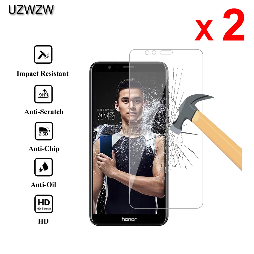 2 шт для huawei Honor 7X стекло Премиум 2.5D Закаленное стекло протектор экрана для huawei Honor 7X защитное стекло
