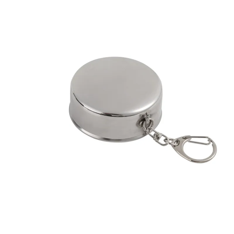 Складная чашка из нержавеющей стали для путешествий 1 шт. переносная уличная