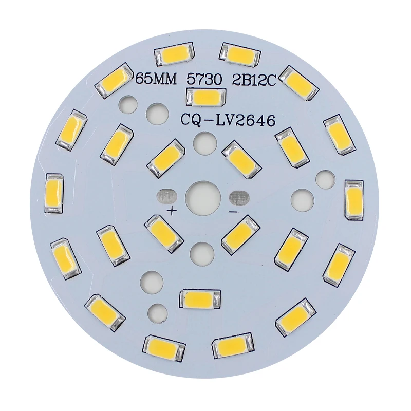 Бесплатная доставка 3 Вт 5 7 9 12 15 18 20 24 5630 яркость SMD светильник светодиодный панель