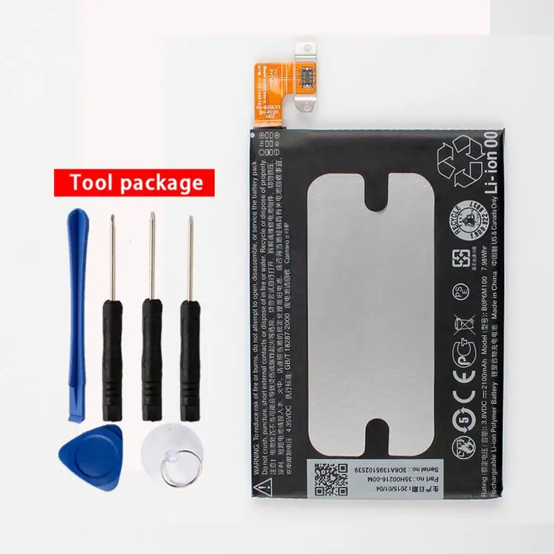 Аккумулятор высокой емкости для телефона HTC One Mini 2 M8mini M5 2100 мАч BOP6M100|Аккумуляторы