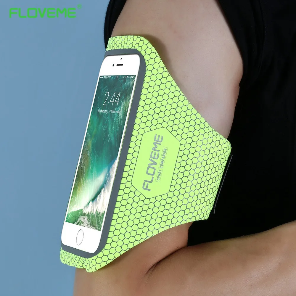 FLOVEME спортивный чехол для телефона iPhone X 8 7 6 6s Plus сумка рук водонепроницаемый бега