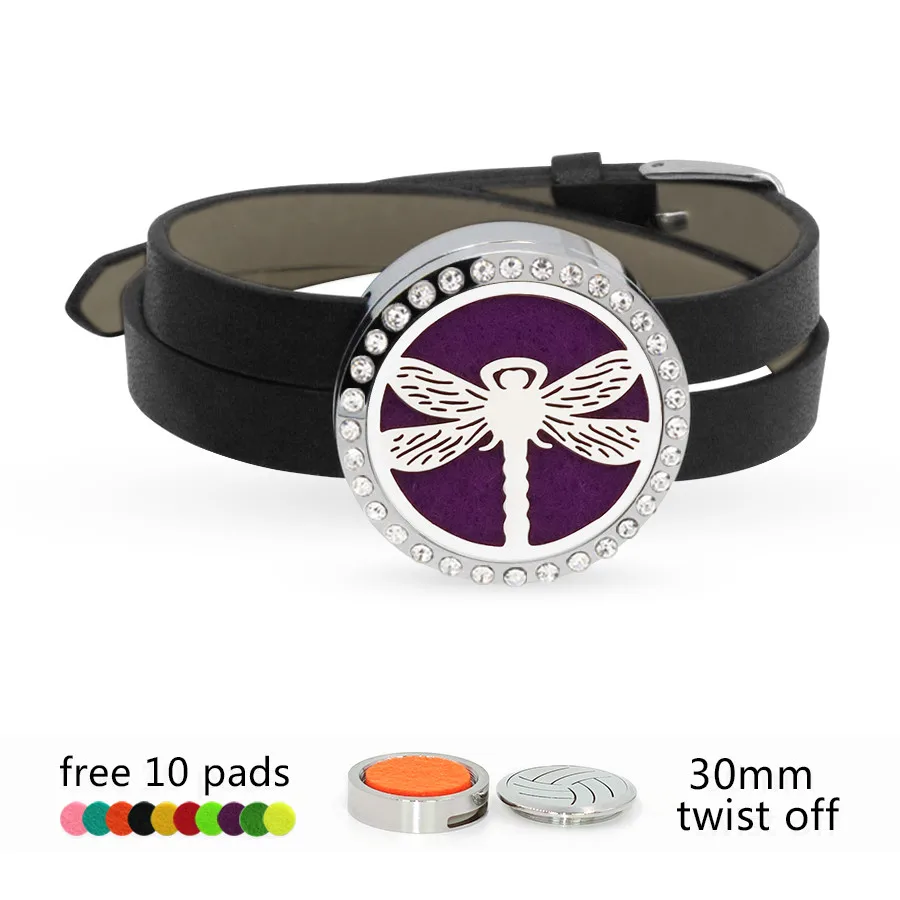 Bling Tortoise heart diffuser Bracelet Stainless Steel twist screw Essential Oil Diffuser locket Perfume Locket 10 Pads randomly | Украшения