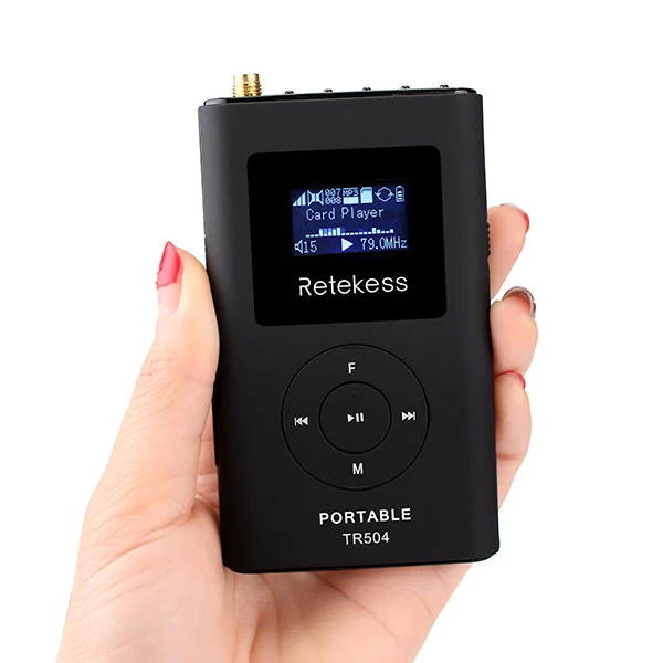 Retekess TR504 0,6 Вт FM беспроводной передатчик MP3 вещания радио передатчик для автомобиля встречи гид системы