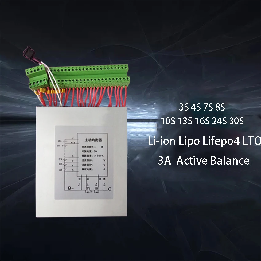 3а литий ионная Lipo Lifepo4 фосфатная активная балансировочная плата BMS