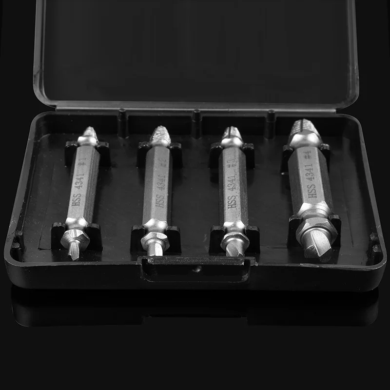 Скорость из 1 комплект Двусторонняя поврежденный винт Extractor сверло руководство