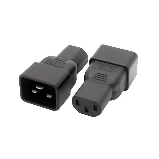 Угловой адаптер от IEC 320 C14 до C20 переходник C19 C13 переменного тока IEC|adapter ac|adapter