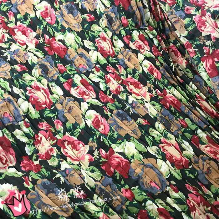 1 шт. блестящая ветровая ткань нижняя часть черной розы плиссированная складка