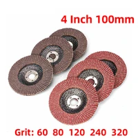 1pcs 4inch 100mm 12000rpm grinding wheels flap discs angle grinder sanding discs metal plastic wood abrasive tool