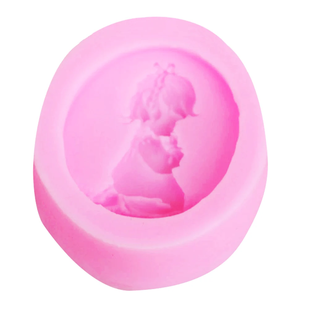 Byjunyeor M342 Baby Angel UV силиконовая форма помадка шоколадные конфеты леденец кристалл