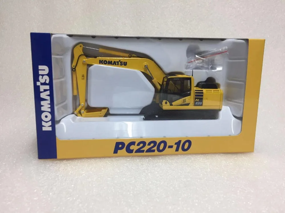 1//50 KOMATSU PC200-10 Engineering Excavator Diecast Model Toy NIB NEW
