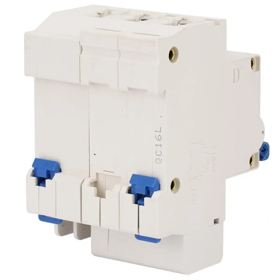 2P+ 2 RCBO выключатель остаточного тока с более чем и коротким ток утечки защиты DZ47LE-32 C16 230 V/16A