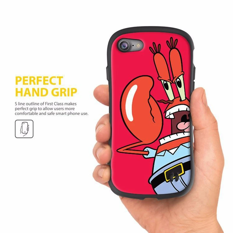 Spongebob Back Stars Phone Cases For Iphone 6 6S 7 8 Plus X Full Protective Case 7plus |
