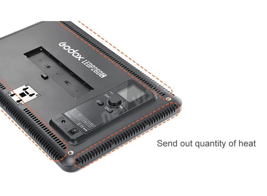Godox светодиодный P260C ультра-тонкий 30 Вт 3300 к-5600 к светодиодный видео светильник панельная лампа для цифровой DSLR камеры студийной фотографии