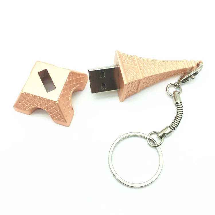 Флэш-накопитель USB в металлической форме Эйфелевой башни 4 ГБ 8 16 32 | Компьютеры и