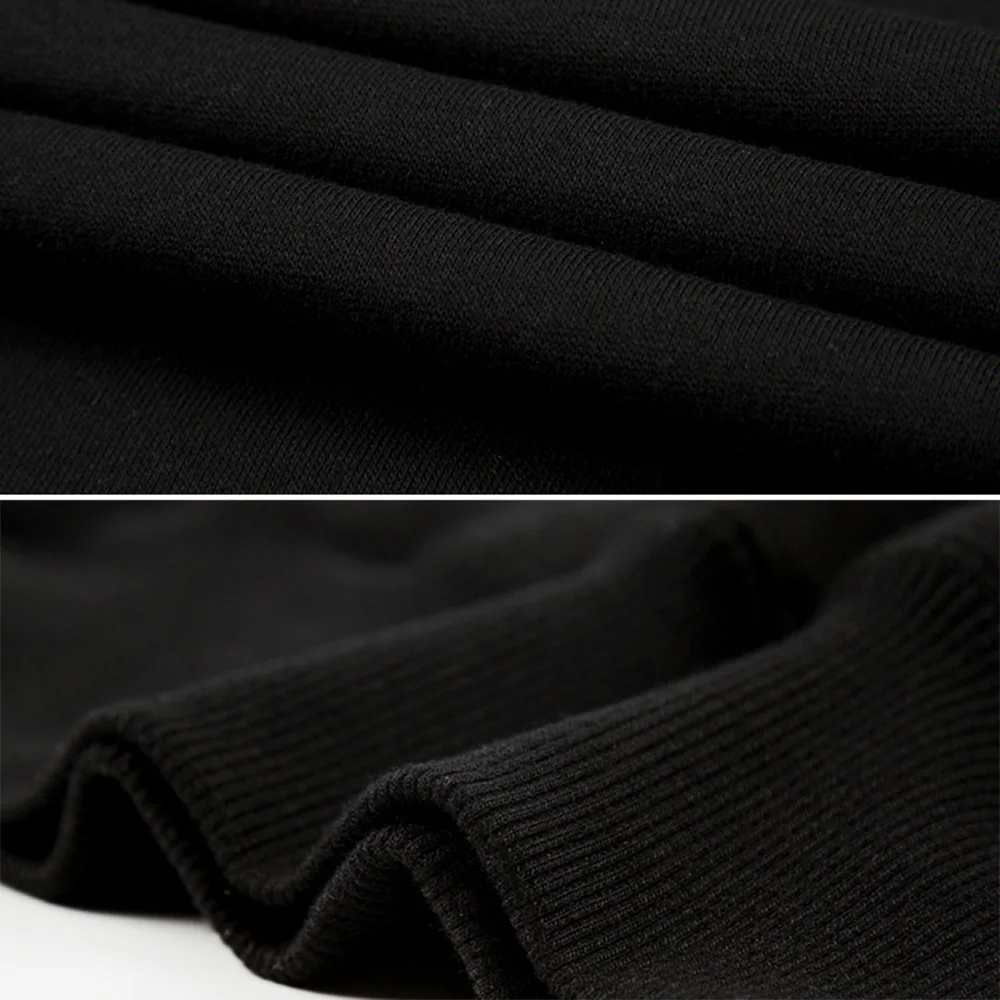 

Hooded Men hoodie Sweatshirt Mens Hoodies Streetwear Long Sleeve Loose Casual Solid Color Pullover Fleece Lining Cheap 801-137