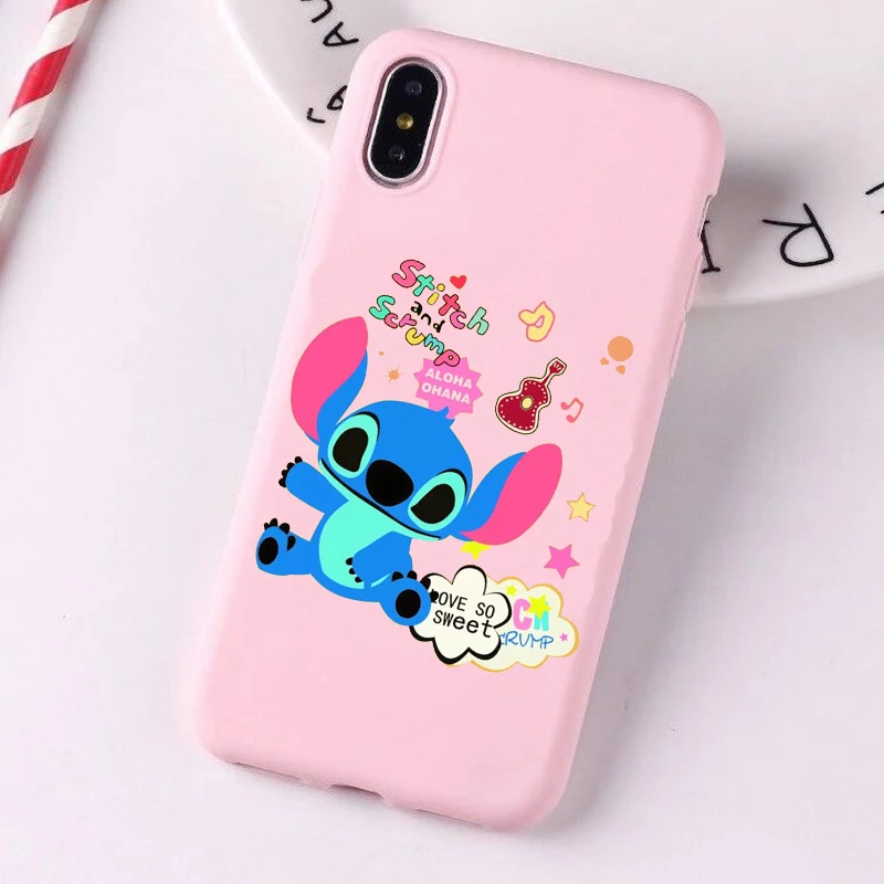 Милый чехол для телефона с рисунком стежка для iPhone 11, 11Pro, 6, 6 S, 7, 8 Plus, X, чехол, мягкая задняя крышка из ТПУ для iPhone XS MAX, XR, XS, чехол, Fundas