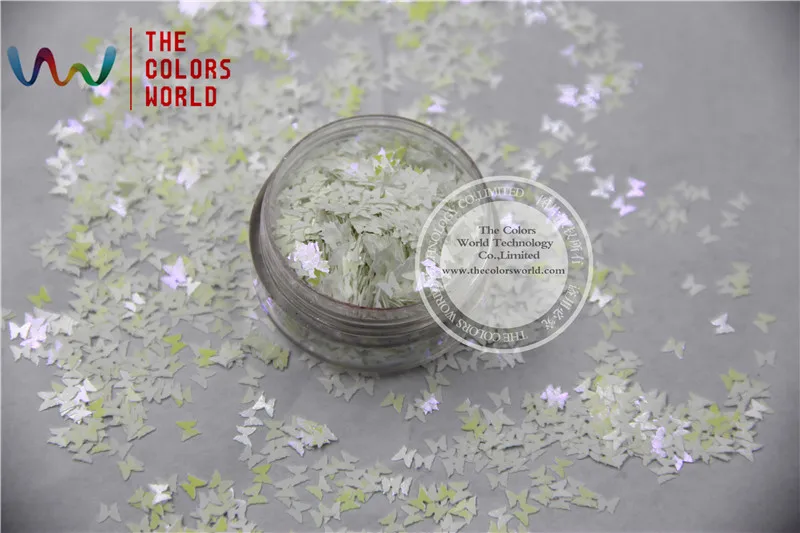 TCI14 перламутровые радужные белые цвета бабочка формирователь мм размер блеск для