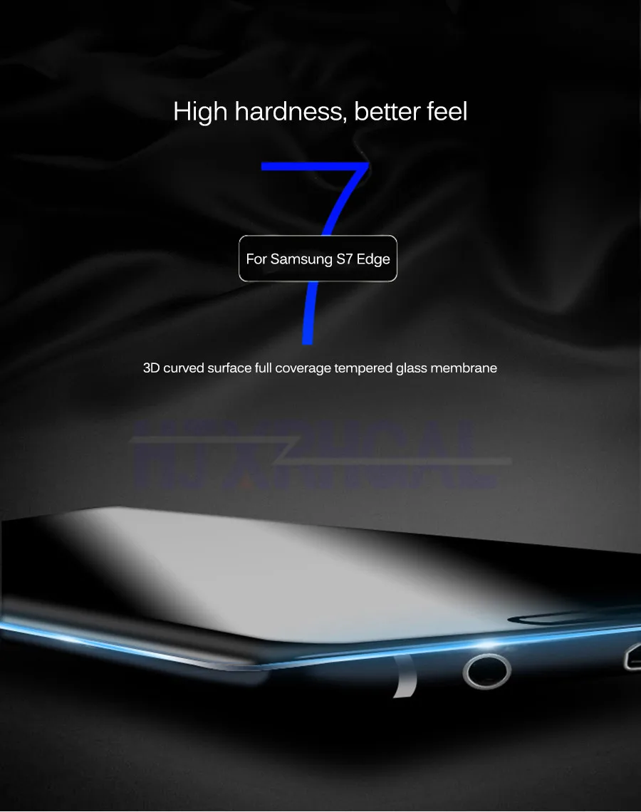 3D изогнутое полное покрытие 9H закаленное стекло для samsung galaxy S7 S7 edge S8 S9 Note Защитная пленка для экрана для samsung S8 S9 Note 8