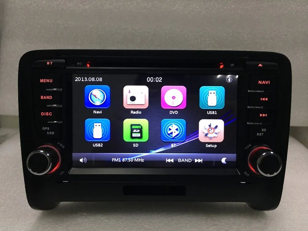 Оптовая продажа! Автомобильный Радио gps dvd плеер для Audi TT MK2 (2006 2014) Поддержка 3G