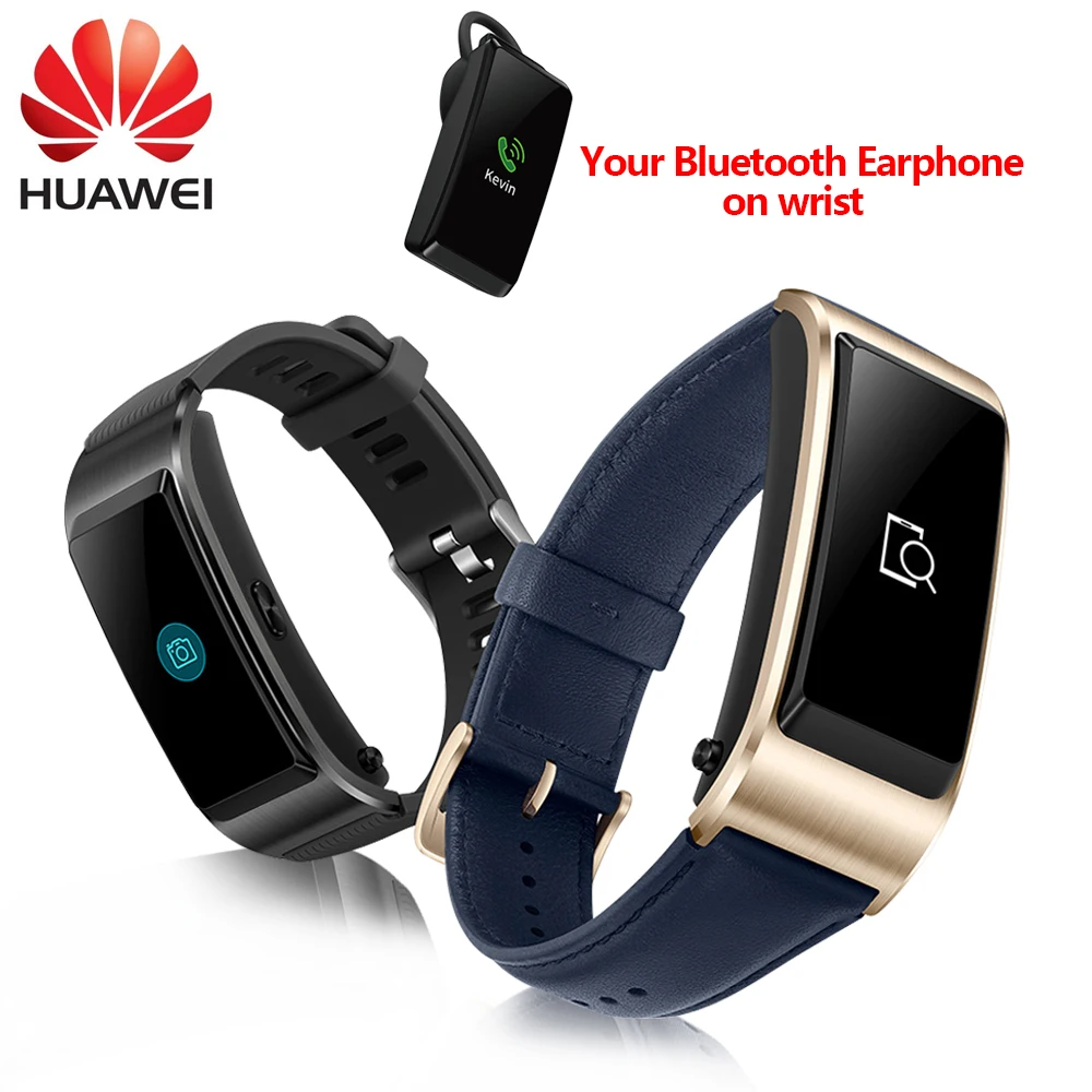 Новинка, huawei TalkBand B5, gps, Bluetooth, умный Браслет, сенсорный AMOLED экран, дисплей, вызов, наушники, ремешок, пригодный для носки, B5, TalkBand