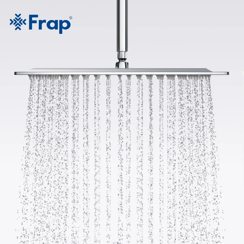 Насадка для душа квадратная из нержавеющей стали 200 200*304 мм|steel shower|stainless steel