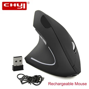 2,4G Перезаряжаемые Беспроводной вертикальный Мышь эргономичная левая рука мышей 1600 Точек на дюйм USB оптическая компьютерная Мышь с Мышь охлаждающая подставка для ноутбука