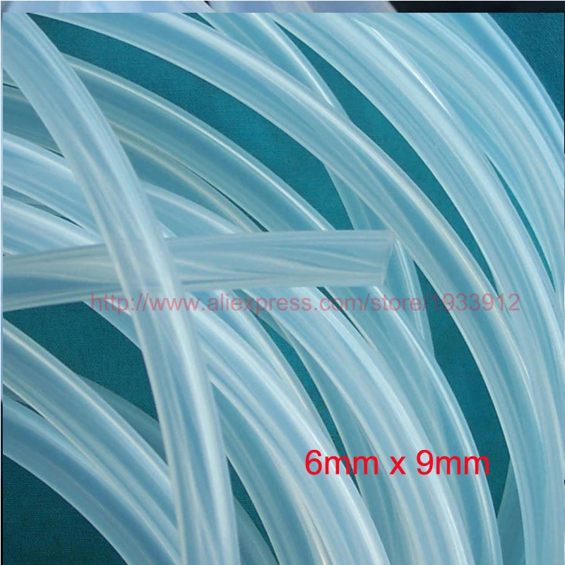 Силиконовая трубка для пищевых продуктов 6 мм x 9 Полупрозрачная трубка|silicone tube