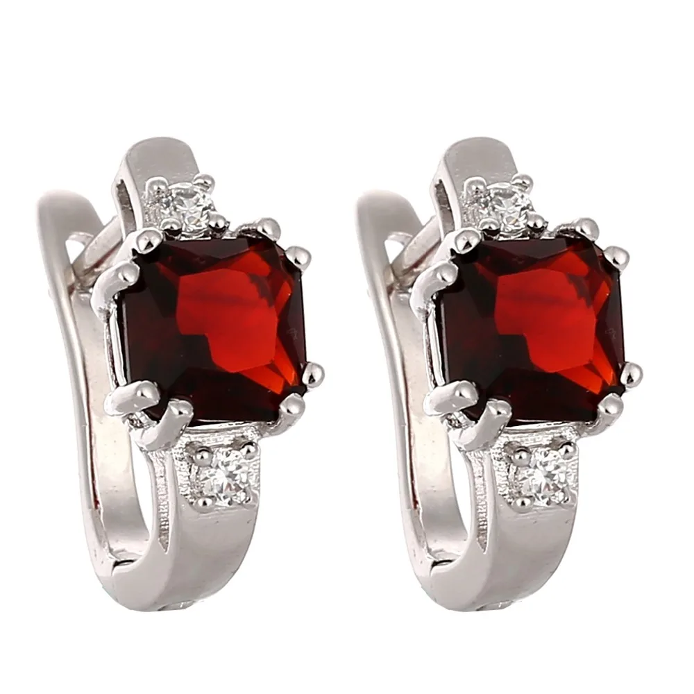 3 Colors Fine Jewelry Alloy With Imitate Crystal Beads Red White Color Long stud Earrings For Women EH1069 | Украшения и