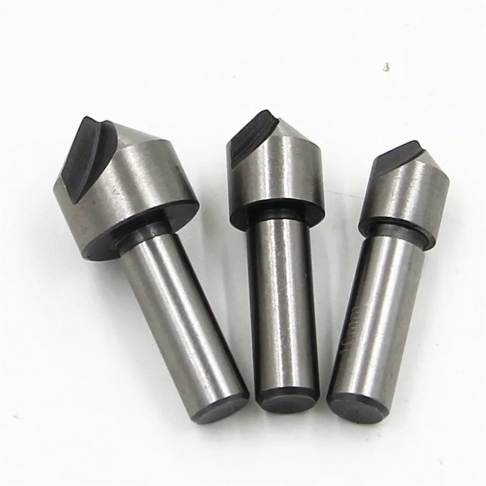 

High Quality HSS Countersink 3pcs Drill Bit Set For Steel Snd Hard Metals 10mm 12mm 16mm High Speed Steel chambering hole