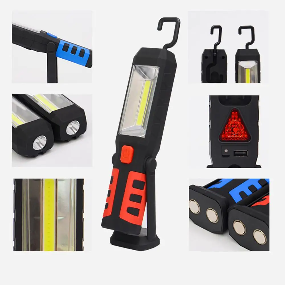 Портативный светодиодный рабочий светильник для ремонта автомобиля USB