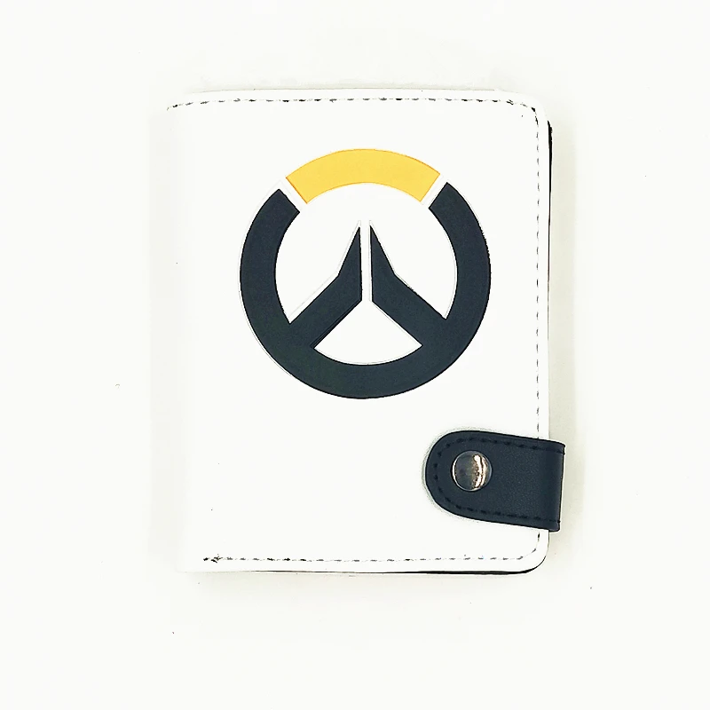 Новые черные кошельки игра overwatch жнец Гэндзи Tracer Кошельки hasp патруля мужской