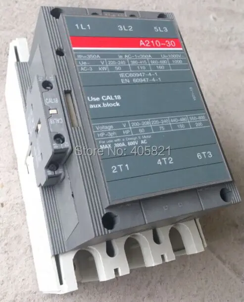

A210-30 AC Контактор 3-полюсный магнитный контактор