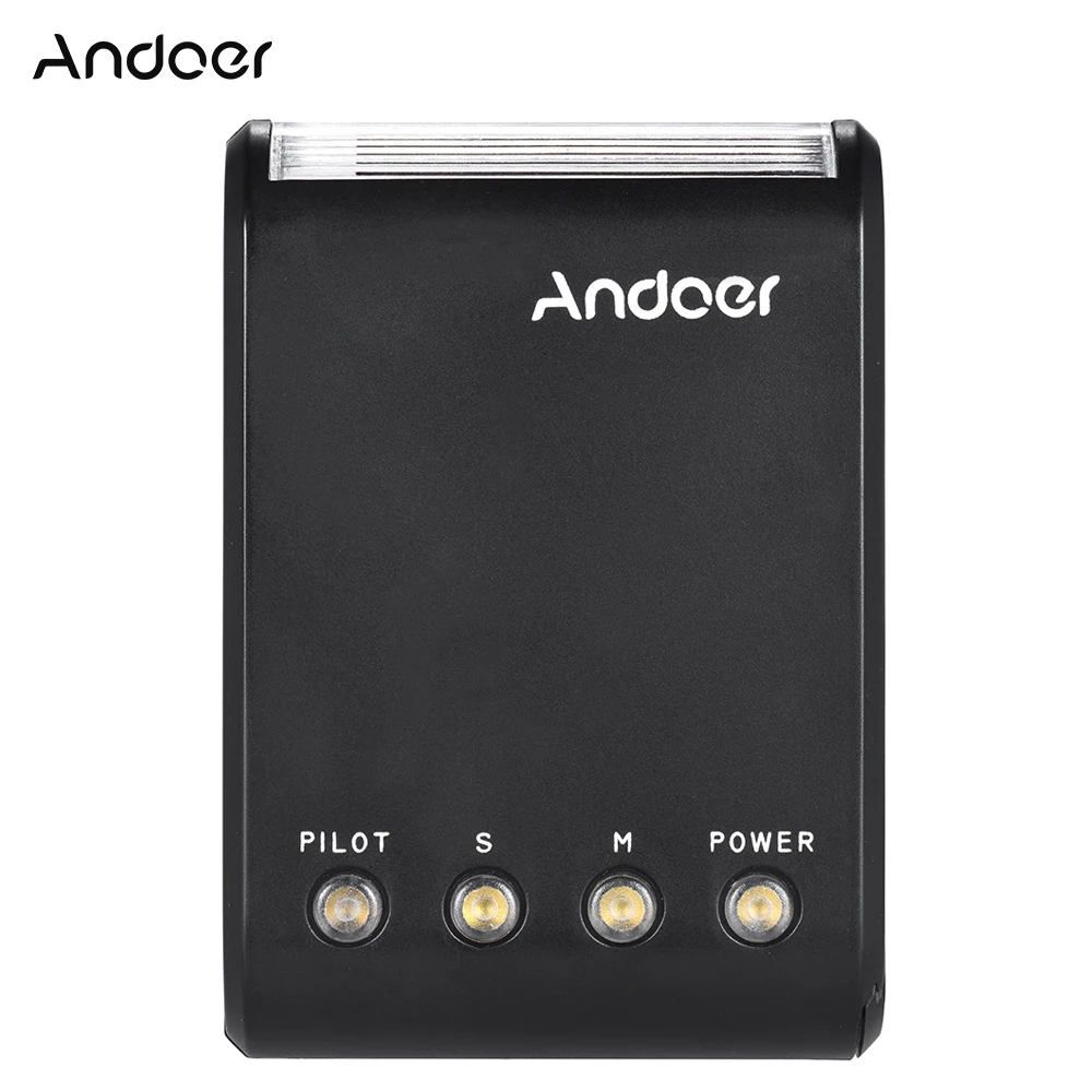 Портативная цифровая мини вспышка Andoer Вспышка Speedlite с универсальным горячим