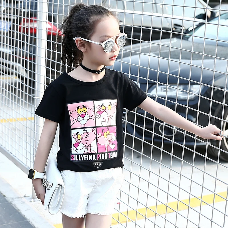 Katefengwo 2017 Новый Миньоны Мальчики Девочки Тигр Футболки Детская Одежда Топы