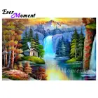 Картина из квадратных страз Ever Moment, картина с изображением дома, деревни, мозаика из страз, вышивка камнями ручной работы S2F1198