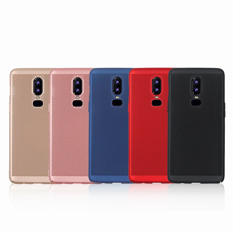 Чехол SemgCeKen для oneplus 5 5t 6t one plus 1 + 6 Воздухопроницаемый Сетчатый телефона жесткий