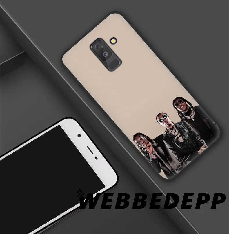 Мягкий силиконовый чехол WEBBEDEPP Migos Bands для Samsung Galaxy A9 A8 A7 A6 Plus 2018 A5 A3 2017 2016 Note 9 8 |