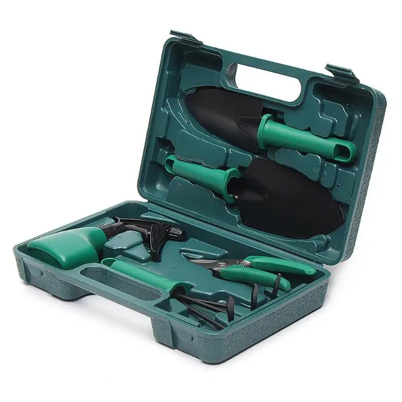 5pcs Green 5 шт./10 шт. Лопата для посадки цветов в горшках садоводство посадочный инструмент мини наборы садовых инструментов зеленый/фиолетовый цвет - Цвет: 5pcs Green