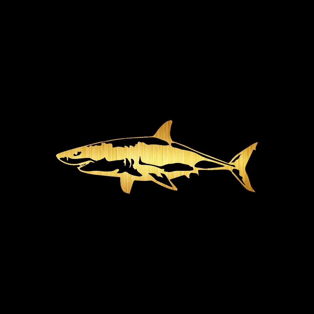 Виниловая наклейка Tancredy 17 1*6 4 см Great White Shark украшения наклейки для автомобилей с