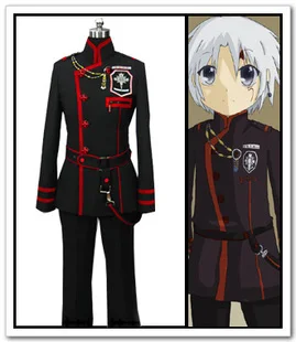 Аниме D.Gray man Allen Walker Черный Красный Полный Косплей Костюм необычный наряд на заказ