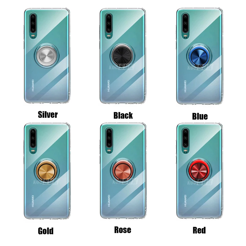 Чехол для Huawei P30 роскошный Прозрачный мягкий силиконовый чехол защитный с