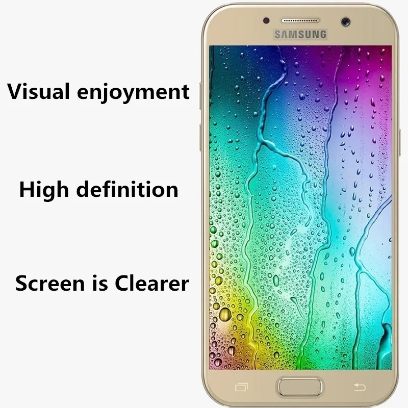 Защитная пленка для экрана закаленное стекло 9H 5 2-дюймового samsung A5 2017 a52017